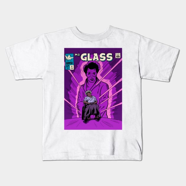 Mr. Glass Comic Kids T-Shirt by ribandcheese